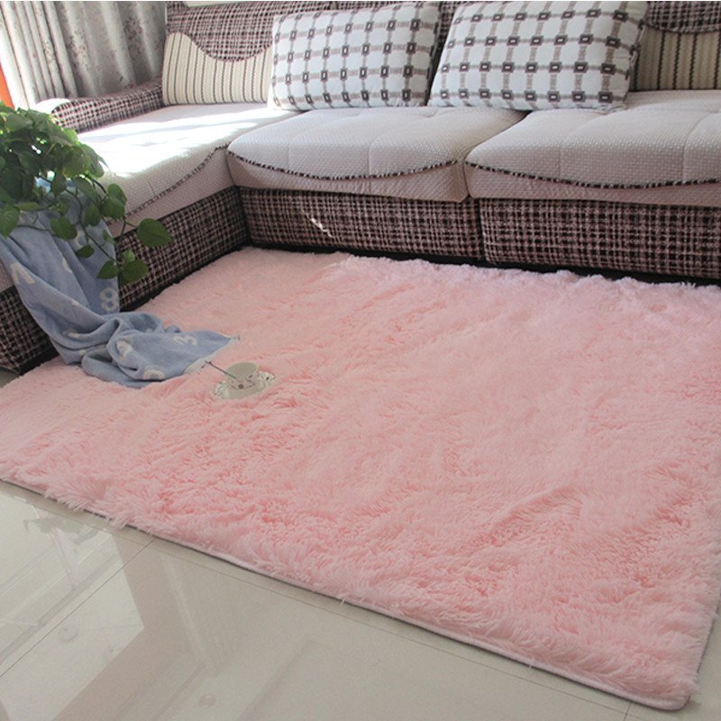 宜莱芙 短丝毛地毯客厅茶几卧室地毯地垫加厚加长加大床头垫子飘窗垫子 多规格 可定制