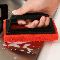 宜莱芙 厨房带柄清洁刷 海绵底去油去污刷 浴室浴缸刷子 锅刷瓷砖刷