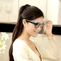 宜莱芙 创意挡油溅面罩 厨房好帮手面罩 颜色随机发