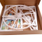 宜莱芙 5寸摩天轮相框（散装平面象牙白）金属个性创意风车婚纱儿童照相框摆台礼物礼品