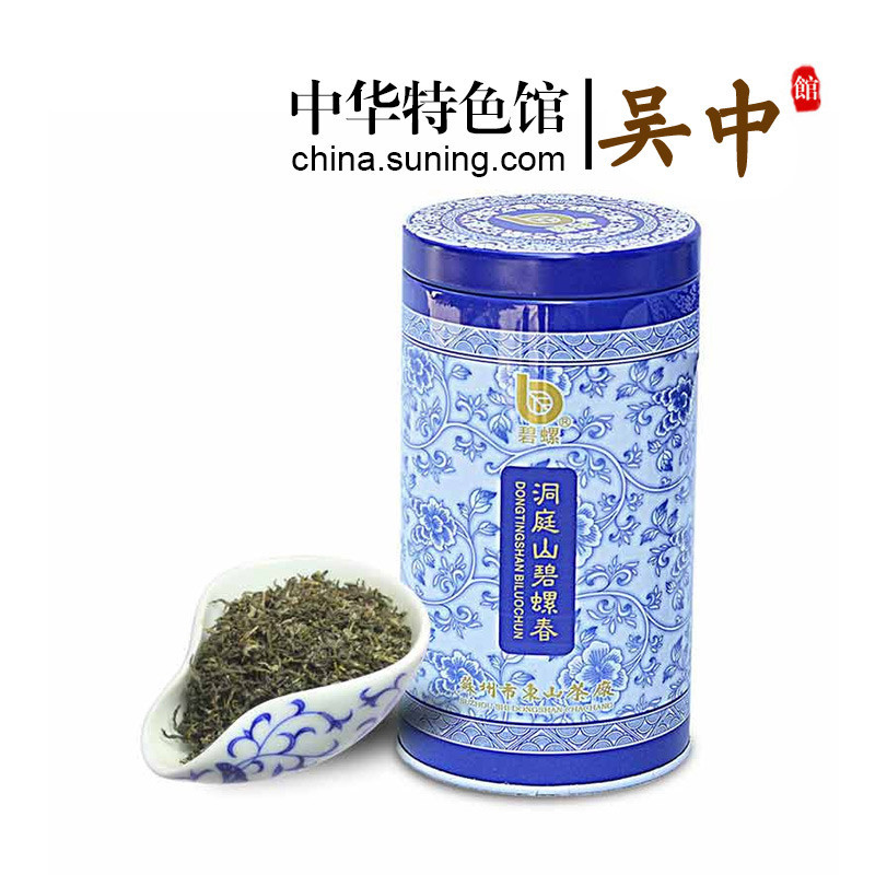 【中华特色】吴中太湖馆 碧螺洞庭碧螺春绿茶罐装特级50g