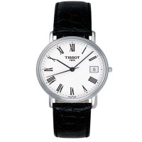 天梭Tissot手表经典系列石英男表复古皮带指针男士手表腕表T52.1.421.13