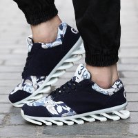 兰顿犀牛2016春季新款韩版潮流男鞋耐磨刀锋运动鞋男跑步鞋低帮透气布鞋休闲鞋潮鞋学生跑鞋