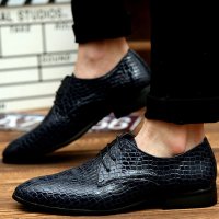 兰顿犀牛2016春季新款尖头皮鞋男英伦商务休闲欧版潮流婚鞋发型师鞋亮皮增高男鞋夜店百搭潮鞋