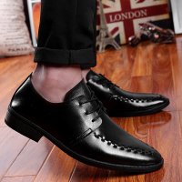 兰顿犀牛2016春季新款个性夜店内增高发型师休闲皮鞋发型师韩版尖头鞋婚纱摄影英伦鞋结婚鞋子