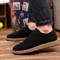 兰顿犀牛2016春季新款男鞋子英伦风小皮鞋潮流学生青年板鞋男士休闲鞋豆豆潮鞋韩版时尚百搭磨砂皮松糕鞋乐福鞋