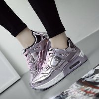 兰顿犀牛2016春夏新款女透气跑步鞋韩版气垫鞋女运动鞋子女学生增高休闲鞋女潮