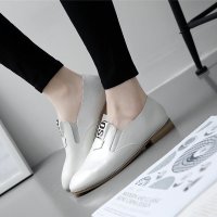 兰顿犀牛2016英伦潮鞋春季单鞋女士懒人休闲女鞋子套脚乐福鞋小皮鞋百搭小白鞋薄底牛津鞋