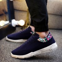 兰顿犀牛2016新款春季新款男士磨砂皮板鞋运动休闲潮鞋百搭青年男鞋子韩版潮流阿甘鞋学生跑步鞋