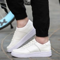 兰顿犀牛2016春季新品男士板鞋白色潮鞋英伦潮流运动休闲鞋林弯弯潮男鞋子韩版时尚百搭学生滑板鞋