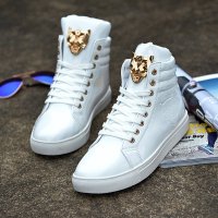 兰顿犀牛 2016春夏季新款高帮男鞋时尚韩版板鞋潮流男靴子系带潮马丁靴男短靴男鞋街舞鞋学生鞋运动板鞋