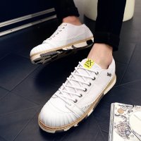 兰顿犀牛 2016春夏季新款时尚贝壳头运动休闲鞋男士韩版潮学生白色板鞋低帮旅游鞋