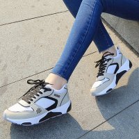 兰顿犀牛 2016春夏季新款韩版风潮学生休闲单鞋运动鞋女鞋厚底增高跑步鞋旅游鞋慢跑鞋