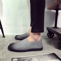 兰顿犀牛2016夏季男鞋子男士商务休闲鞋韩版皮鞋男潮流英伦风圆头小皮鞋懒人鞋套脚马丁鞋男鞋