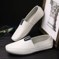 兰顿犀牛 2016春夏季新款豆豆鞋男懒人鞋英伦男士休闲鞋透气套脚青年潮流舒适驾车鞋小白鞋男