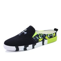 兰顿犀牛2016夏季男士懒人无跟帆布鞋韩版半拖鞋男鞋子一脚蹬平底休闲板鞋潮鞋