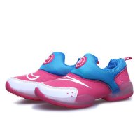 兰顿犀牛2016新款童鞋中大童运动鞋透气男童鞋发光时尚女童鞋休闲鞋跑步鞋套脚LED灯鞋