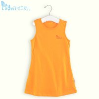 优贝艾儿宝宝夏季纯棉连衣裙背心裙A字裙 婴儿夏装衣服睡裙