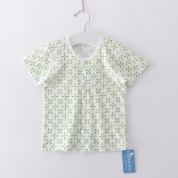优贝艾儿宝宝夏装上衣 0-3岁婴儿短袖T恤纯棉夏季薄款透气