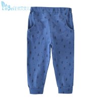 优贝艾儿四季款新款男女童休闲裤 宝宝运动裤儿童长裤A2581