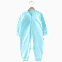 优贝艾儿婴儿哈衣爬衣 春夏季装连体衣 男女儿童宝宝衣服纯棉开裆