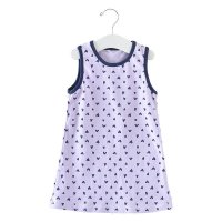 优贝艾儿夏款女童背心裙子桃心爱心女童短袖裙可爱连衣裙S6066