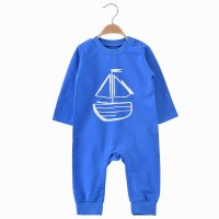 宝宝春秋卡通印花连体衣哈衣 男女婴儿爬服儿春装婴儿装