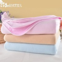 优贝艾儿多功能双层加厚儿童毯婴儿毛毯宝宝盖毯抱毯子 四季1465353630786