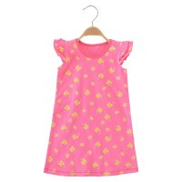 优贝艾儿夏款女童背心裙子碎花女童短袖裙可爱连衣裙S6941