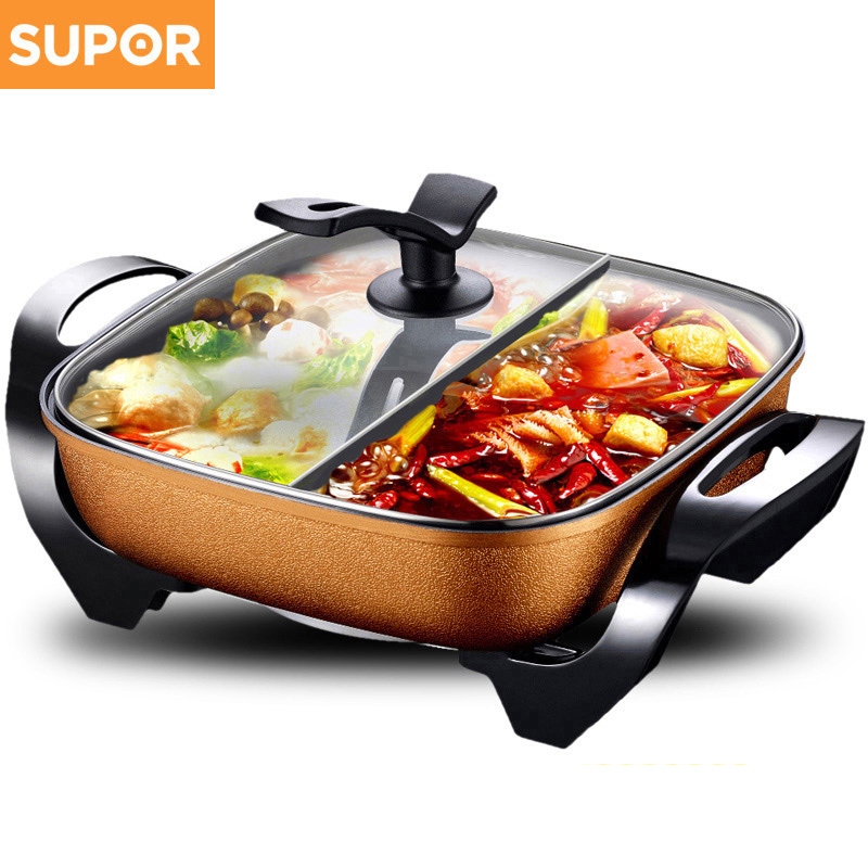 苏泊尔（SUPOR)鸳鸯火锅多功能家用电火锅多用途锅 H3030YK804-150