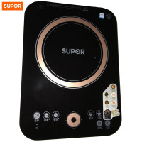 苏泊尔(SUPOR) 电磁炉 IH03-220 四键旋控操作 一键猛火 3级能效 立体防水 宽电压更安全 送炒锅+汤锅