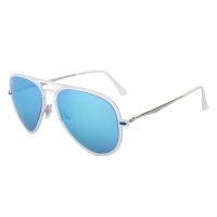 雷朋(Ray.Ban)TECH高科技镀膜系列透明镜框男女款太阳镜RB4211 646/55 蓝色镀膜镜片