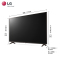 LG 43UJ6300 新款43英寸4K高清 硬屏平板液晶智能网络电视机