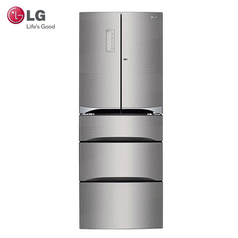lg冰箱grr40pjgl家用451升多门门中门宽幅变温双冷冻室风冷无霜电冰箱