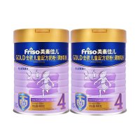美素佳儿Friso 金装儿童成长配方奶粉4段（3-6岁）900g *2罐装 荷兰原装进口