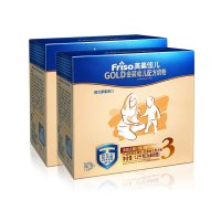 美素佳儿(Friso )金装幼儿配方奶粉3段（1-3岁）1200g *2盒装 荷兰原装进口