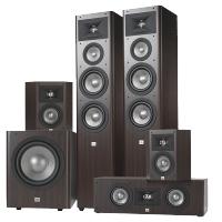 JBL Studio 290BK套装系列5.1声道木质落地式/HIFI/发烧级/高保真家庭影院组合套装黑色