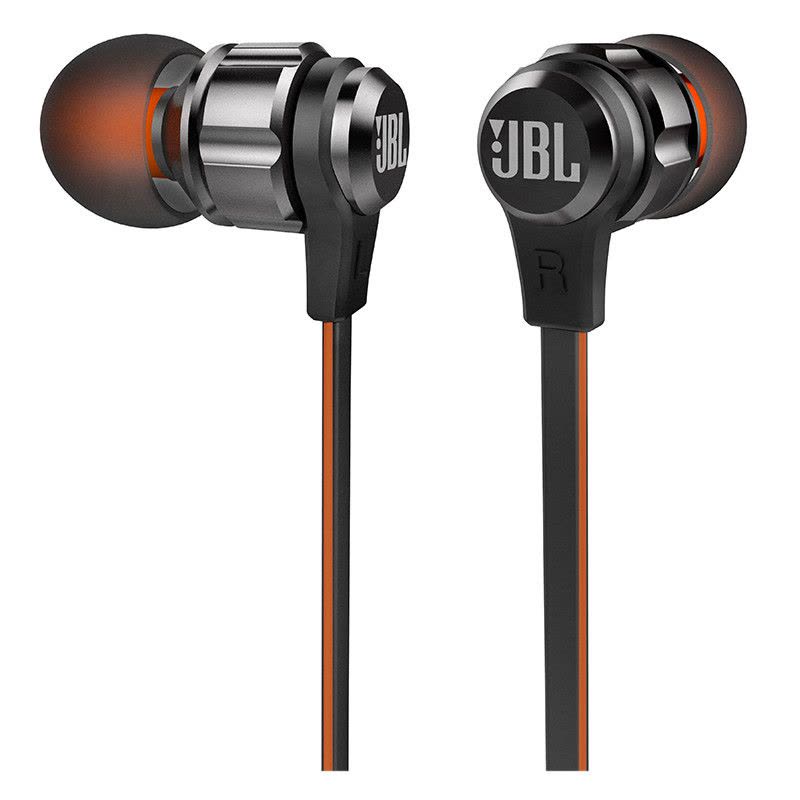 JBL T180A 重低音HIFI入耳式耳机便携运动耳塞苹果手机线控带麦通用立体声 黑色 上海井仁专卖图片