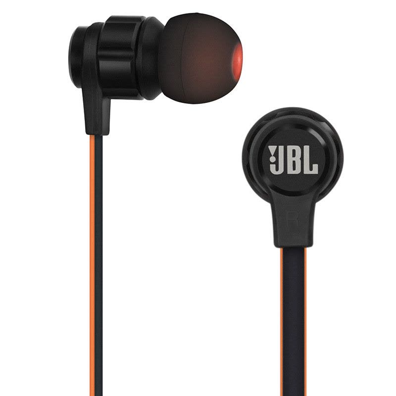 JBL T180A 重低音HIFI入耳式耳机便携运动耳塞苹果手机线控带麦通用立体声 黑色 上海井仁专卖图片