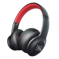 JBL V300精英版头戴蓝牙耳机主动降噪耳机蓝牙4.0 黑红色 上海井仁专卖