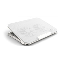 诺西笔记本散热器14英寸15.6英寸联想华硕戴尔电脑散热底座支架垫(白色豪华版)