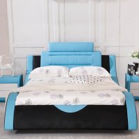 品一 儿童床男孩单人小孩床汽车床创意1.5米儿童软床家具套房