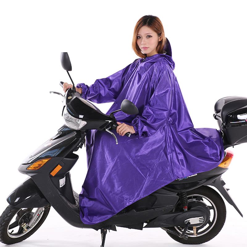 桂利 户外骑行有袖雨衣 男女式加大加厚电动车摩托车雨衣电瓶车雨披图片
