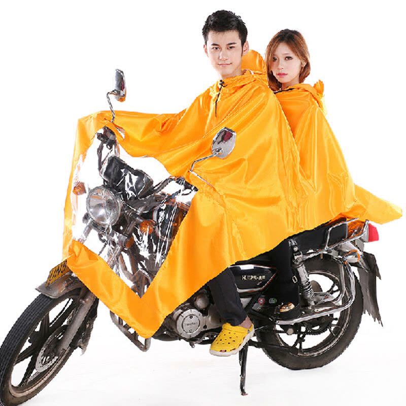 桂利 户外骑行雨衣 加大加厚电瓶车电动车摩托车雨衣男女式雨披（单双人通用款）图片