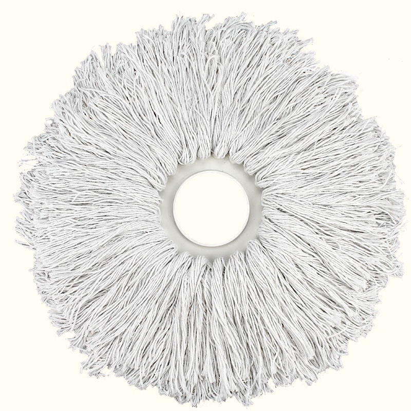 旋转棉线拖把头替换装棉线拖布头吸水性强棉线头可拆洗墩布头