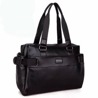 薇思黛 2016新款 韩版休闲单肩背包经典机车男士斜挎pu皮包手提时尚百搭包潮