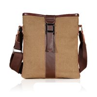 薇思黛 2016新款 韩版风范休闲帆布包 斜挎包男士帆布单肩包