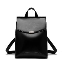 薇思黛 2016新款 双肩背包女韩版潮休闲学院风书包旅行PU皮两用背包