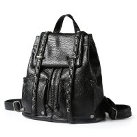 薇思黛2016新款PU女包 双肩包女韩版时尚休闲包学生书包