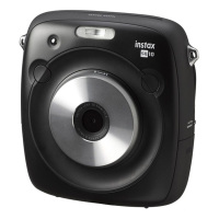 FUJIFILM 富士instax SQ10 拍立得数码相机 相纸尺寸86x72mm 黑色 单机不含相纸